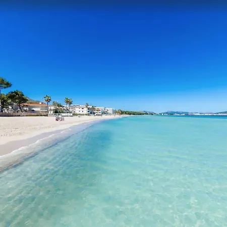 Casa Marcos Con Piscina 6 Junto A Playa Alcudia (Mallorca)